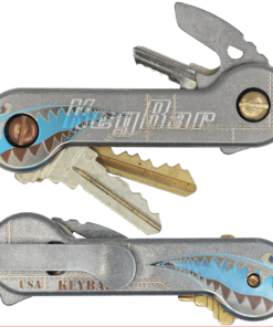 KeyBar Titanium Bomber Custom Laser Design