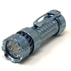 Mechforce Mechtorch GEN2 Titanium Custom Torch/Flashlight Anodized Ice Blue